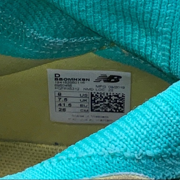 New Balance OMN1S Neon Green Kawhi Leonard size 12.5 MEN’S BASKETBALL SHOES - Picture 4 of 5